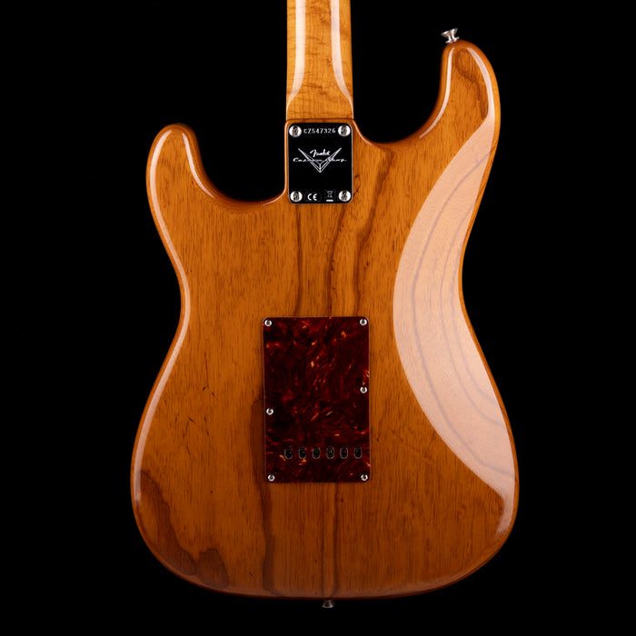 Pre Owned 2020 Fender Custom shop Artisan Spalted Maple Thinline Stratocaster NOS Natural With OHSC