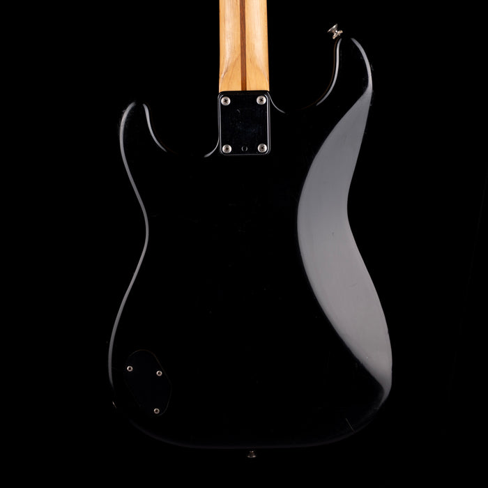 Pre Owned 1986 Fender Made In Japan Contemporary Stratocaster HSS Black With HSC