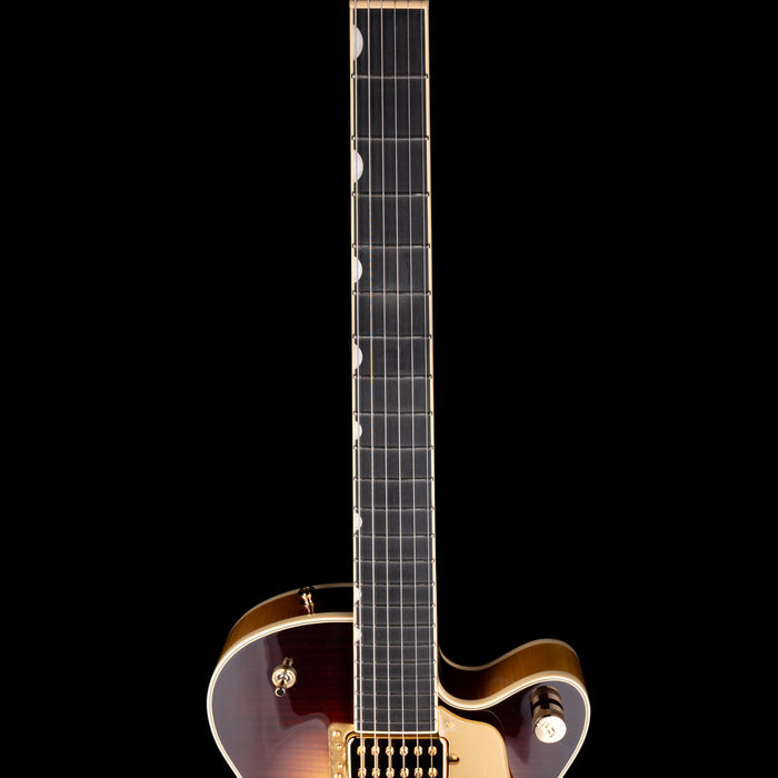 Gretsch Broadkaster Jr. LX Figured Center Block Caramel Dawn with Case
