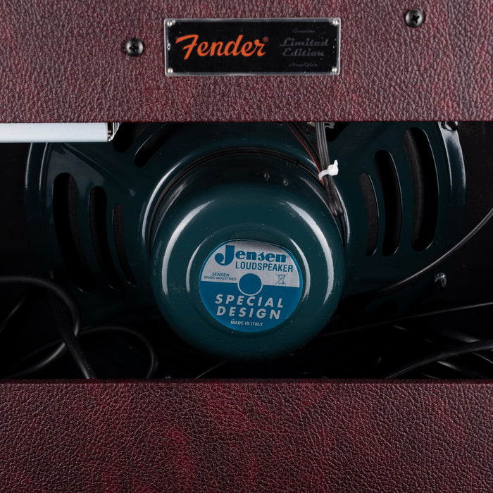 Pre Owned Fender '65 Deluxe Reverb "Bordeaux Blues" FSR Guitar Amp Combo