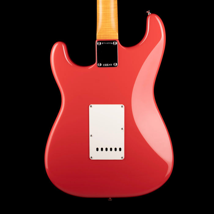 Pre Owned 2025 Fender Limited Edition American Vintage II 1961 Stratocaster AAA Flame Maple - Fiesta Red With OHSC