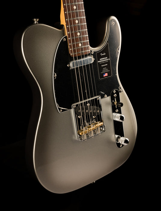 Used Fender American Professional II Telecaster Rosewood Board Mercury With Case