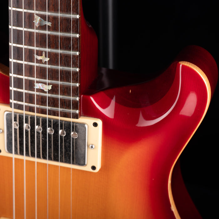 Used 2005 PRS Hollowbody Spruce 20th Anniversary - Dark Cherry Sunburst With OHSC