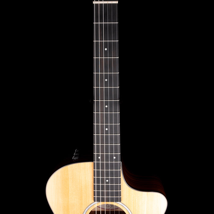 Pre Owned 2024 Taylor 212ce-N Plus Natural Acoustic Electric Guitar With OSSC