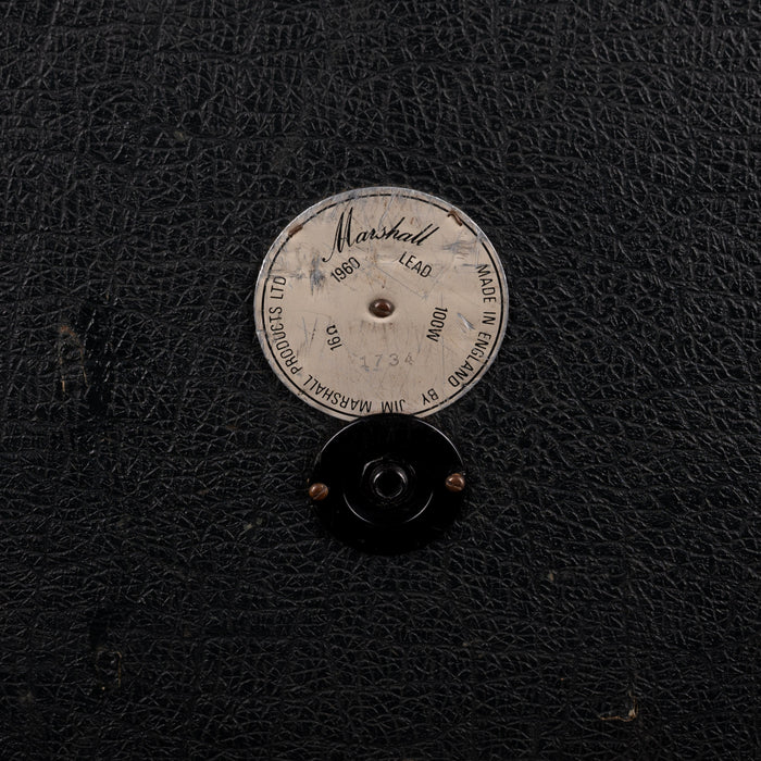 Vintage 1977 Marshall Slant Cab With "Black Backs" 4x12" 25-watt Rola Celestion Speakers Guitar Amp Cab