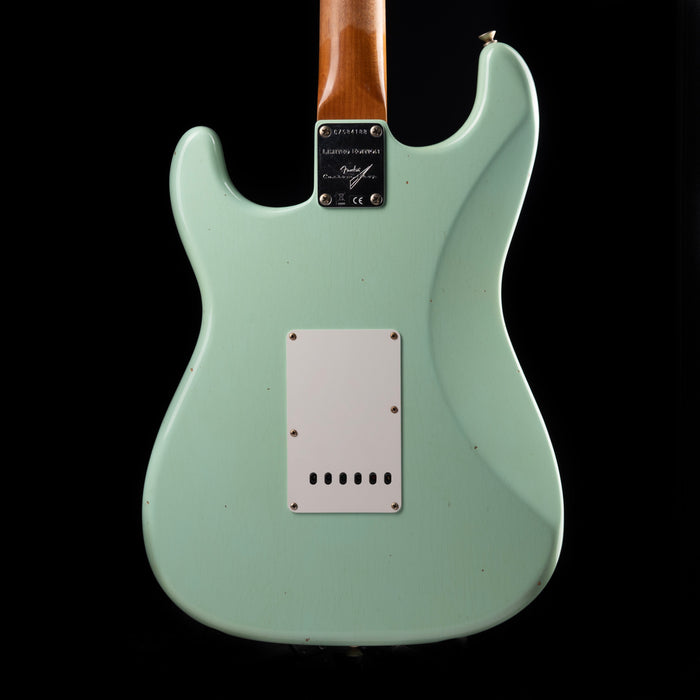 Pre-Owned 2025 Fender Custom Shop 1960 Stratocaster Journeyman Relic Faded Aged Surf Green With OHSC
