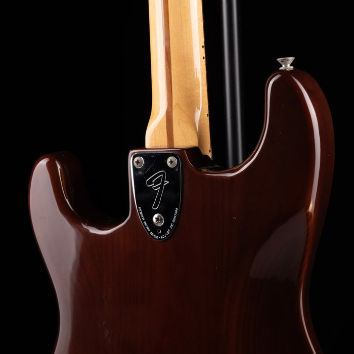 Pre-Owned Vintage 1976 Fender Stratocaster Hardtail Mocha With OHSC