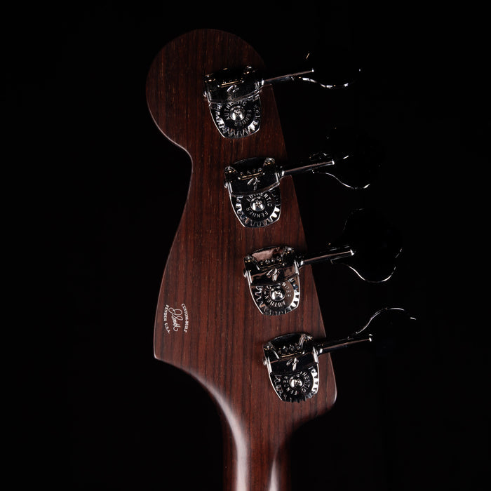 vFender Custom Shop Masterbuilt Jason Smith Custom Classic Jazz Bass NOS Zebrawood Natural With Case