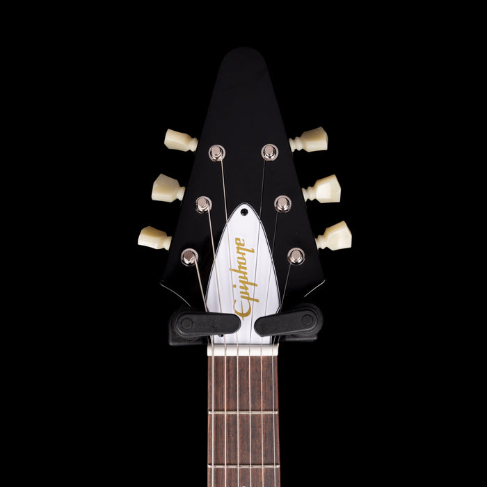 Pre-Owned 2024 Epiphone Jimi Hendrix "Love Drops" Signature Flying V Black With OHSC