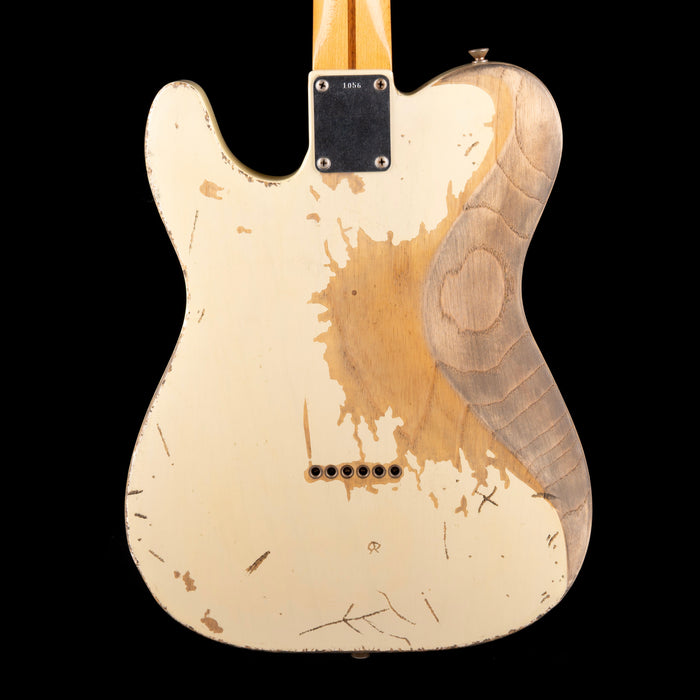 Pre-Owned 2006 Fender Custom Shop Masterbuilt Yuriy Shishkov Jeff Beck Esquire - Olympic White With Case