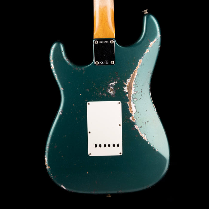 Fender Custom Shop 1962 Stratocaster Heavy Relic Sherwood Green Metallic Over Charcoal Frost Metallic