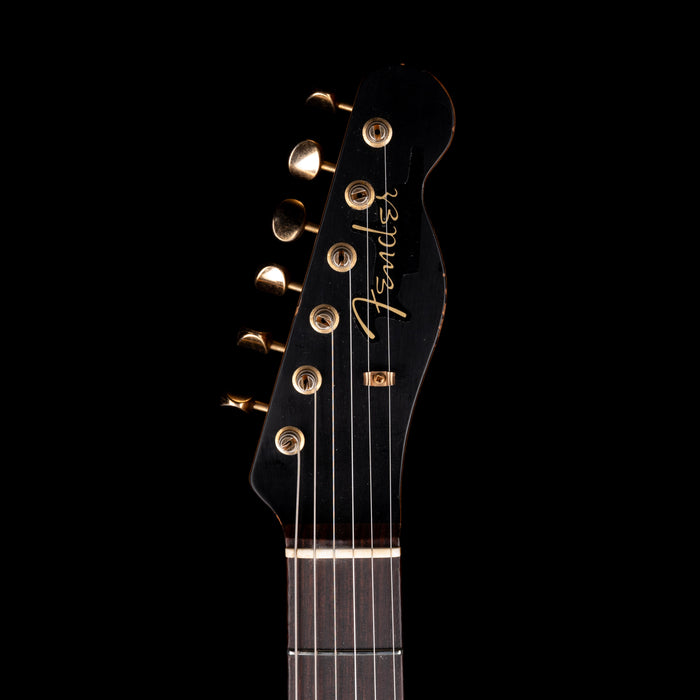 Pre Owned Fender Custom Shop Limited Edition Bow Tie Telecaster Custom Relic Black with OHSC