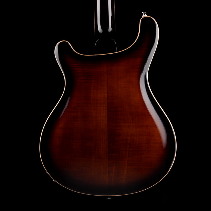 Used 2022 PRS SE Hollowbody II Piezo Black Gold Burst With OHSC