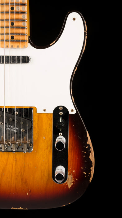 Fender Custom Shop 1958 Telecaster Heavy Relic Faded Aged Chocolate 3-Tone Sunburst