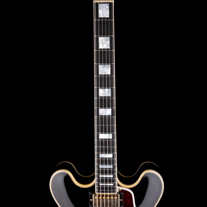 Pre-Owned 2015 Gibson Custom Shop Limited Edition ES-355 With Bigsby Ebony WIth OHSC