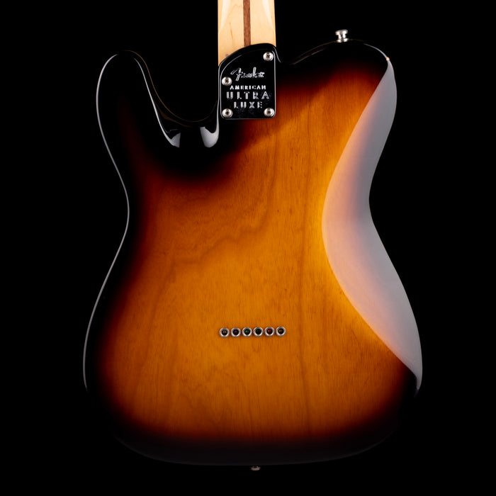 Used Fender American Ultra Luxe Telecaster Sub-Sonic Baritone 2-Tone Sunburst with Gig Bag
