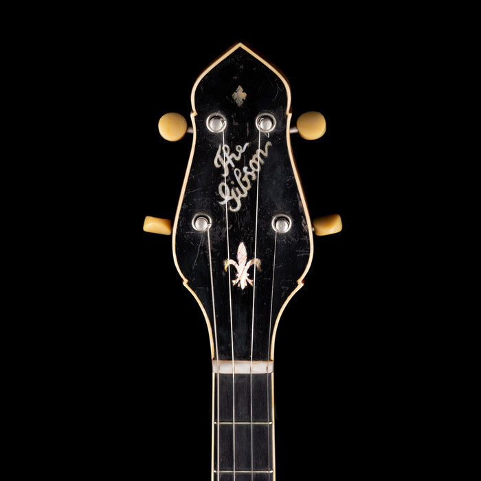 Vintage 1920's Gibson TB-1 Trapdoor Tenor Banjo Sunburst With OHSC