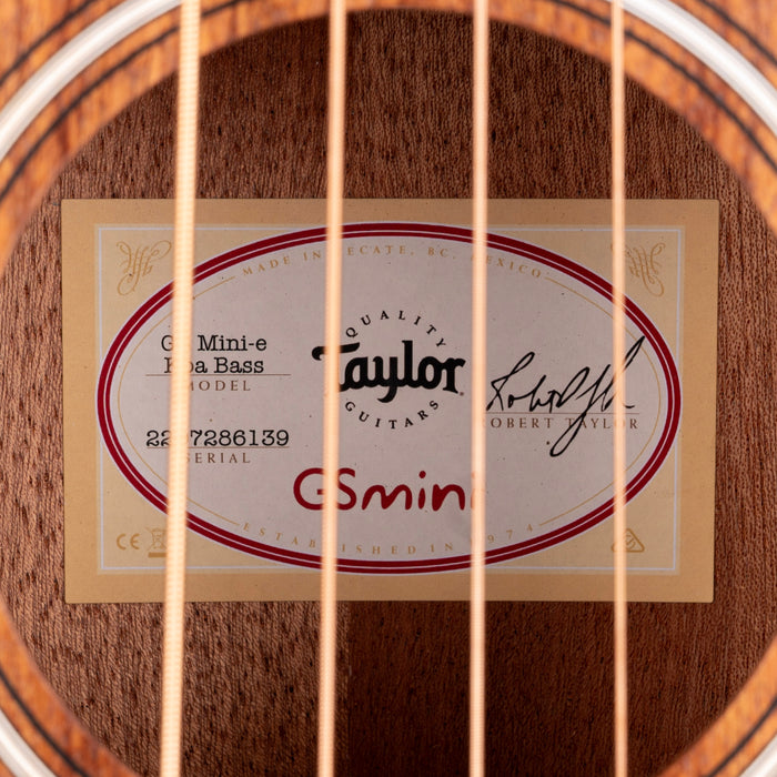 Taylor GS Mini-e Koa Acoustic Electric Bass with Gig Bag