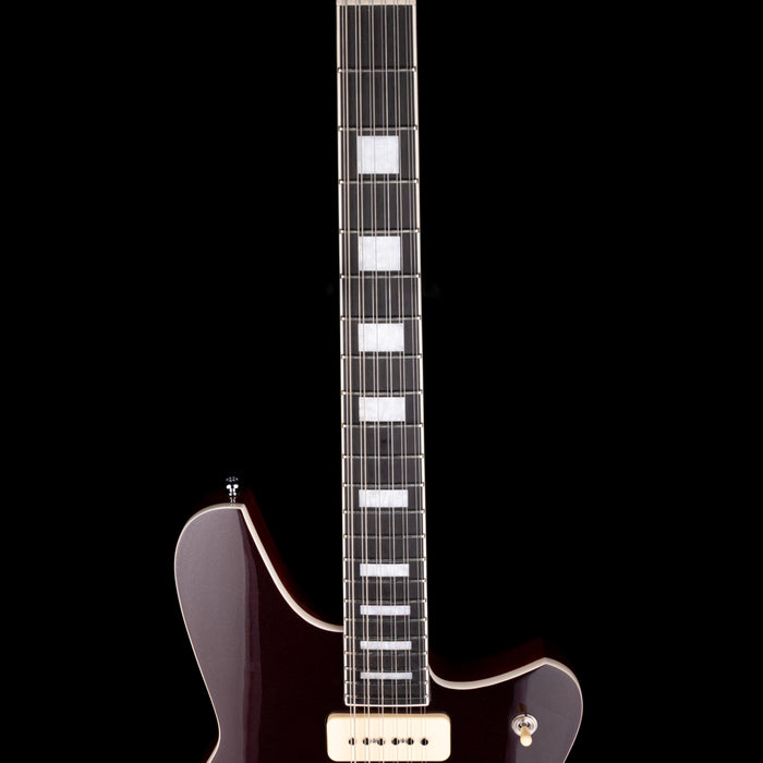Reverend Airwave 12-String Electric Guitar - Metallic Bordeaux