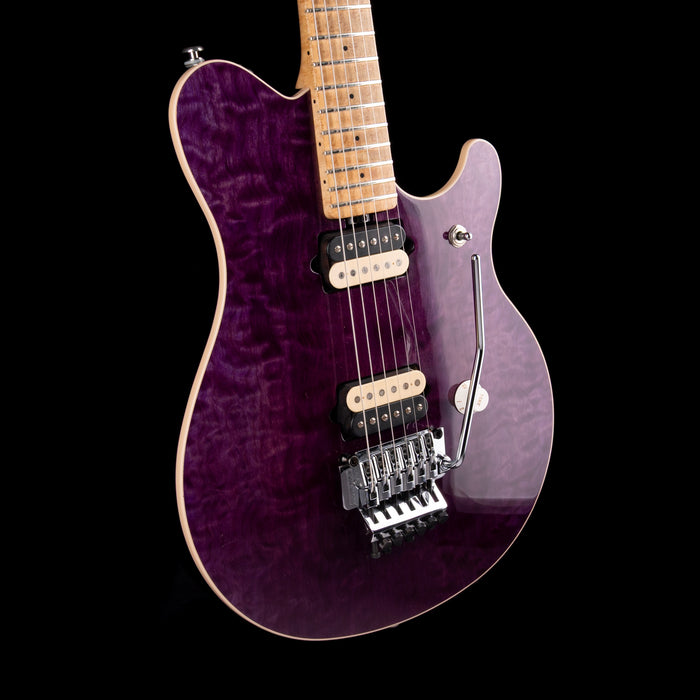 Used 1995 Ernie Ball Music Man Eddie Van Halen EVH Signature Floyd Translucent Purple with Case