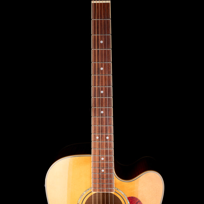 Pre-Owned 2001 Ibanez Artwood AW200CE Natural Acoustic Electric Guitar Owned and Signed by Chester Bennington