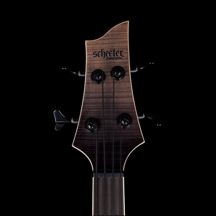 Pre-Owned Schecter SLS Elite 4 Black Fade Burst Bass Guitar