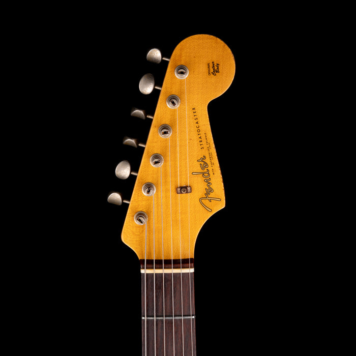 Pre-Owned 2009 Fender Custom Shop Stratocaster Relic Surf Green Green With OHSC