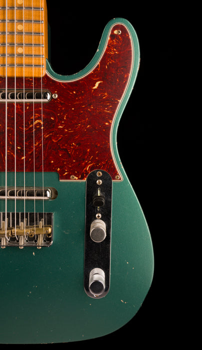 Fender Custom Shop Masterbuilt Dennis Galuszka Subsonic Telecaster Journeyman Relic Sherwood Green Metallic