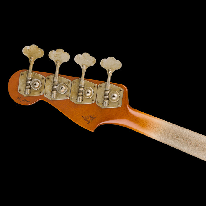 Fender Limited-Edition Master Built Adrian Younge Jazz Bass Master Built by Levi Perry Headstock Back