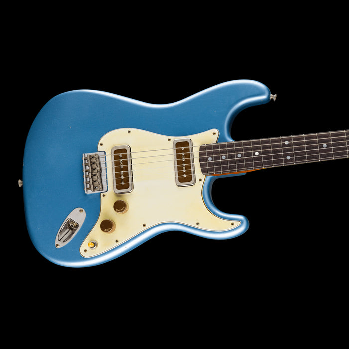 Fender Limited Edition Ariel Posen Stratocaster Faded Lake Placid Blue Contour Body Right