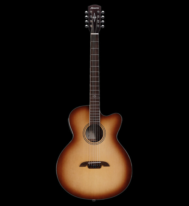 Alvarez ABT60CE-8SHB Artist 8-String Acoustic Electric Baritone Shadowburst Front