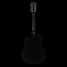 Alvarez Artist Series AD60-12CEBK 12-String Acoustic-Electric Dreadnought Guitar Black Back