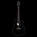 Alvarez Artist Series AD60-12CEBK 12-String Acoustic-Electric Dreadnought Guitar Black Front 