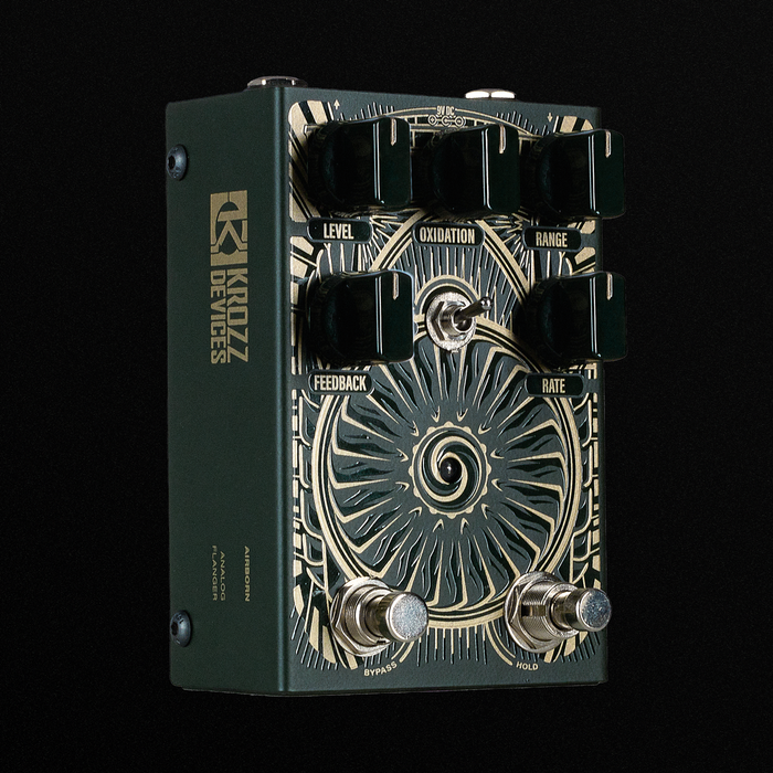 Krozz Devices Airborn Flanger Effect Pedal Angle