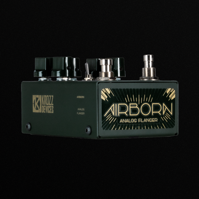 Krozz Devices Airborn Flanger Effect Pedal Angle Bottom