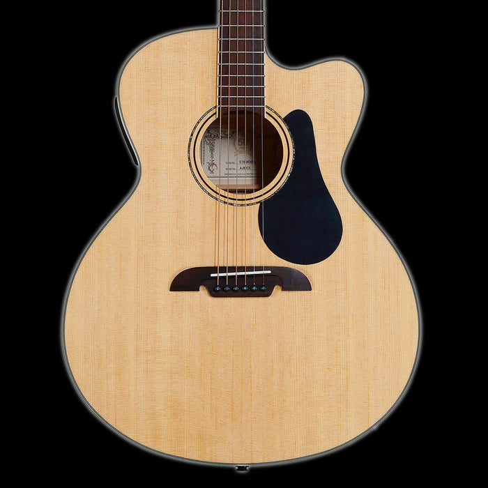 Alvarez Artist Series AJ80-CE Jumbo Acoustic-Electric Guitar Natural Front Crop