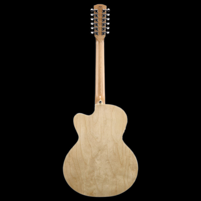 Alvarez AJ-80CE-12 String Cutaway Acoustic-Electric Jumbo Guitar Natural Back