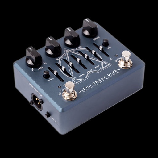 Darkglass Electronics AOUV2 Alpha Omega Ultra Effect Pedal with Aux-In Bass EQ DI Distortion Pedal