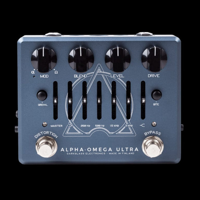 darkglass bass distortion pedal Darkglass Electronics AOUV2 Alpha Omega Ultra Effect Pedal with Aux-In — Truetone Music