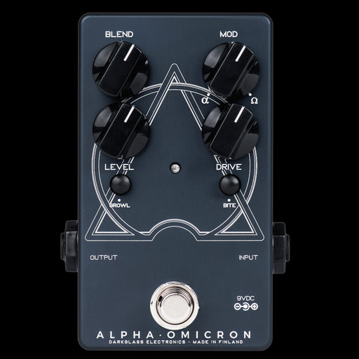 Darkglass Electronics AOM Alpha Omicron Distortion Effect Pedal Front 