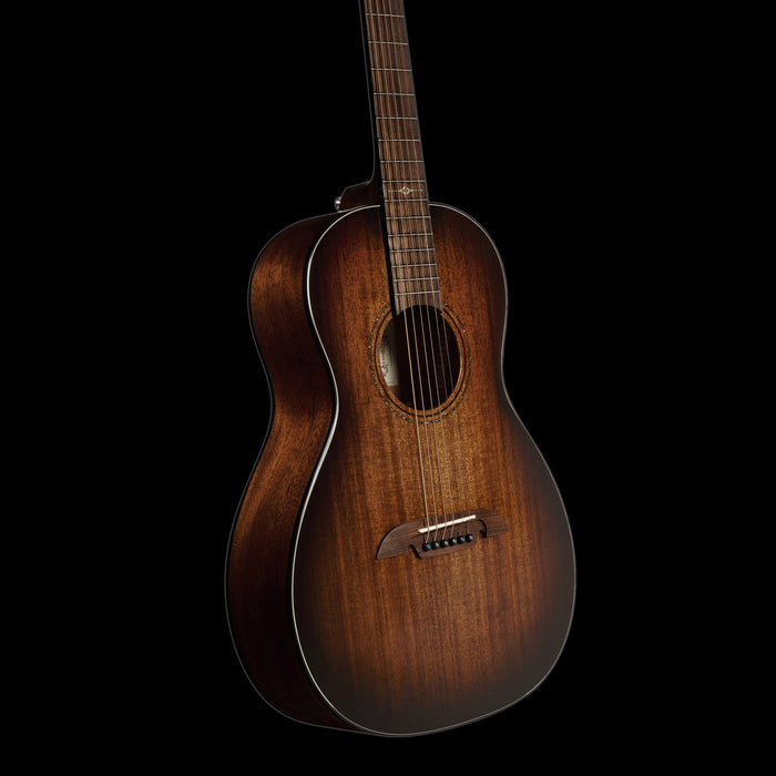 Alvarez Artist AP-66SHB Shadowburst Parlor Acoustic Guitar Closeup 3_4