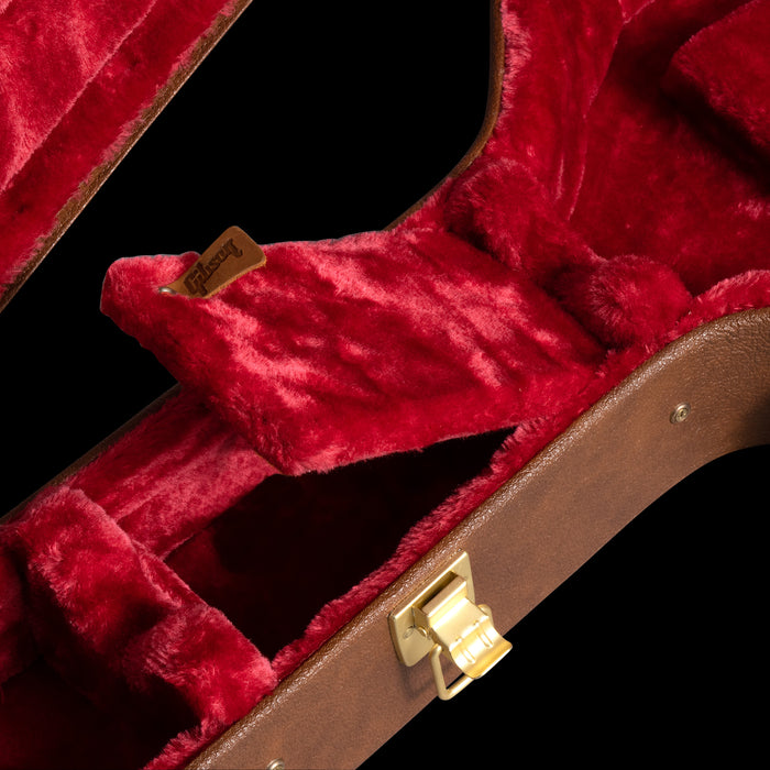 Gibson ES-335 Original Hardshell Case Brown - AS335CASE-ORG Neck Pocket