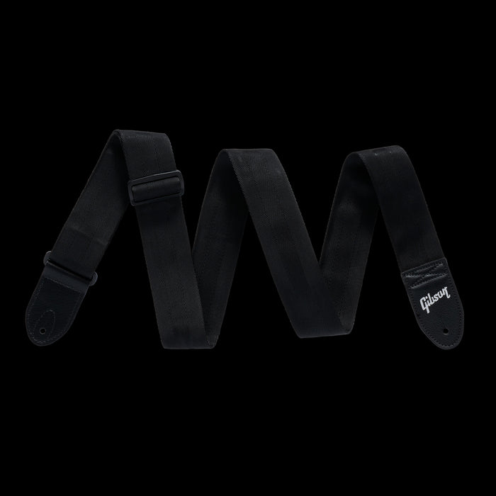 Gibson The Seatbelt Strap Black - ASBELT-BLK Front