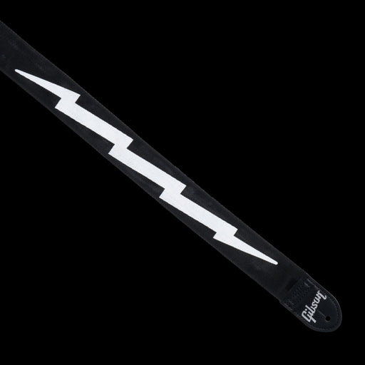 Gibson The Lightning Bolt Seatbelt Strap Black - ASBOLT-BLK Detail