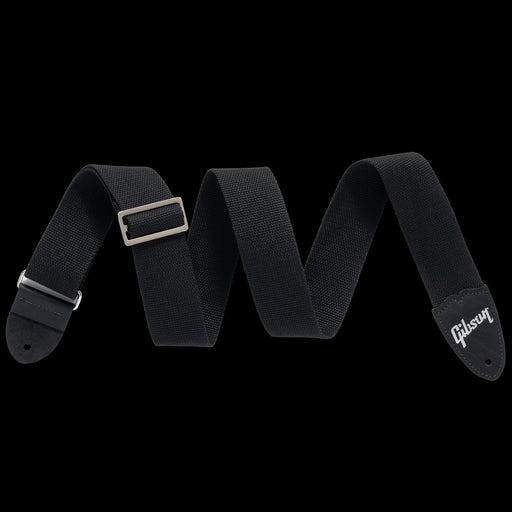 Gibson The Canvas Strap Black - ASCNVS-BLK Front