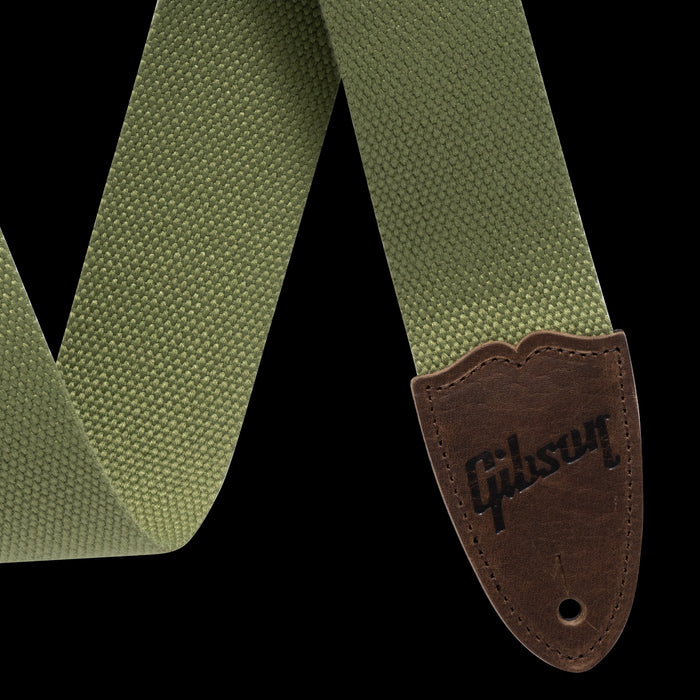 Gibson The Canvas Green Strap - ASCNVS-GRN Detail