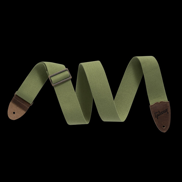 Gibson The Canvas Green Strap - ASCNVS-GRN Front