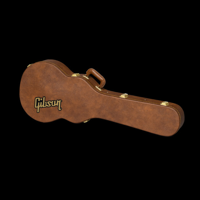 Gibson Les Paul Original Brown Hardshell Case - ASLPCASE-ORG Front Case Closed