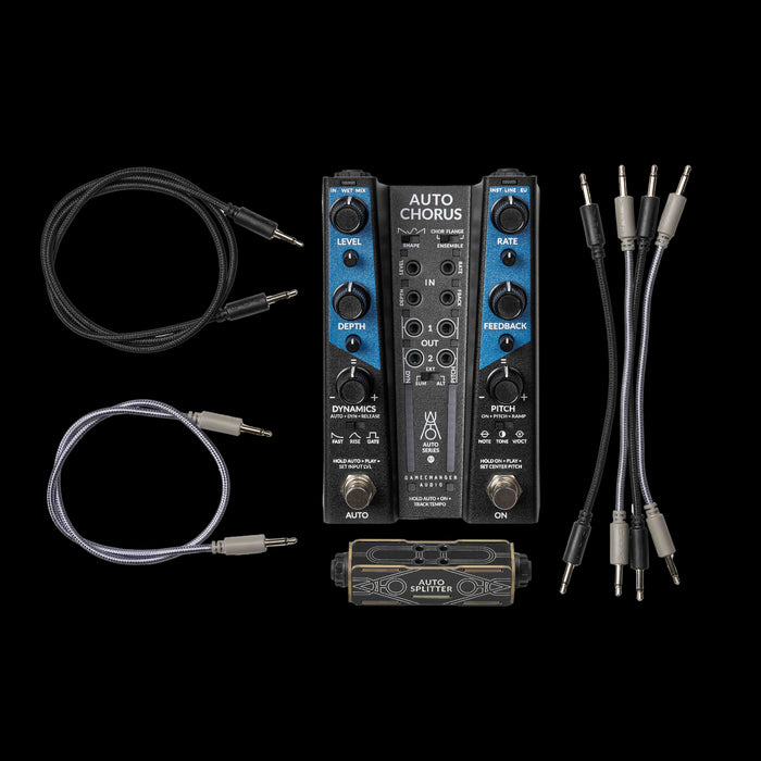 Gamechanger Audio Auto Series Chorus Pedal Front with Cables