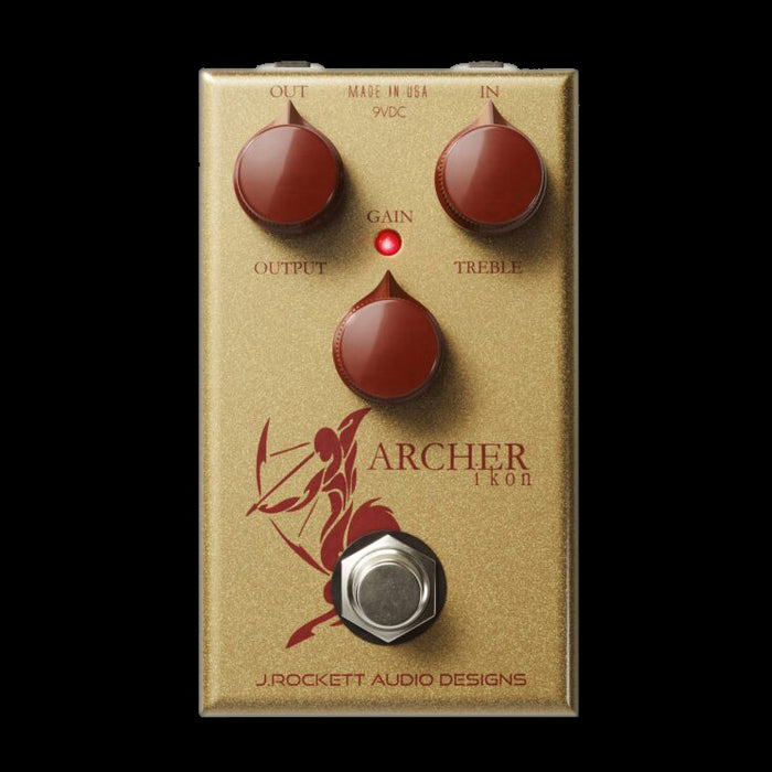 J Rockett Audio Designs Tour Series Archer Ikon Overdrive/Boost Guitar Pedal Front